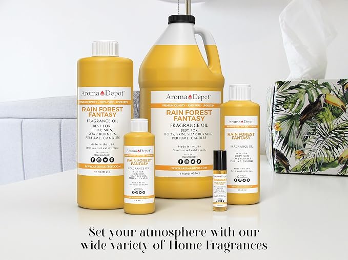 Aroma Depot Rainforest Fantasy Perfume/Body Oil (7 Sizes) Our Interpretation, Premium Quality Uncut Fragrance Oil (1 Bottle 1/3 Roll On (10ml))