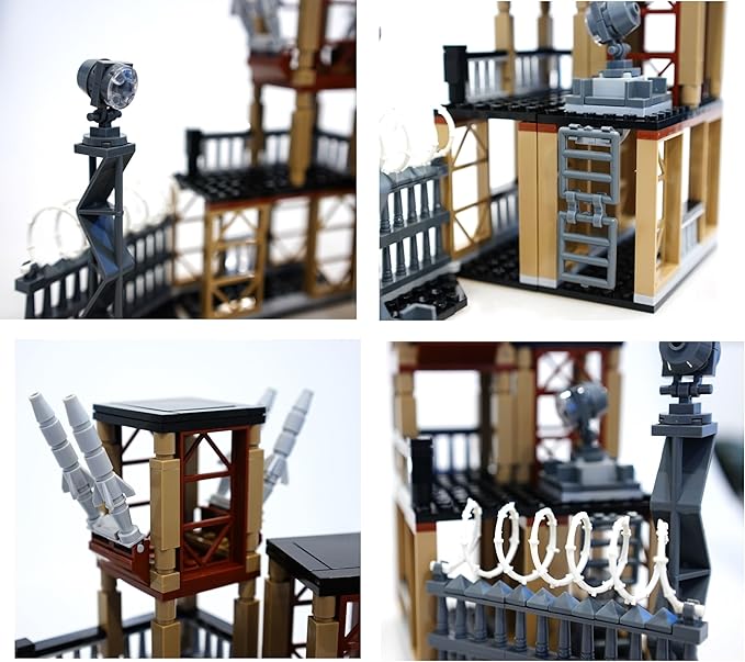 Military Base Army Building Blocks Sets with Guns Weapons Armor Accessories Pack for Soldiers Minifigures Compatible with Lego