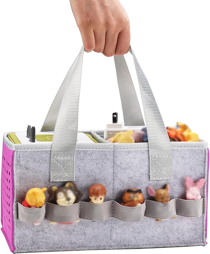 Case for Toniebox Starter Set - Bag for Tonies Box Kids Hard Case with Handle | Portable Travel Portable Carry Case for Toniebox Starter Set Compatible with Tonies Figure (Purple)