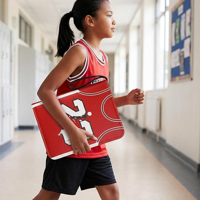 HBK Basketball Card Binder 900 Pockets, Sports Card Binder with Sleeves, Waterproof Trading Card Binder Album with Zipper, Card Collector Binder Holder for Basketball Football Baseball Cards