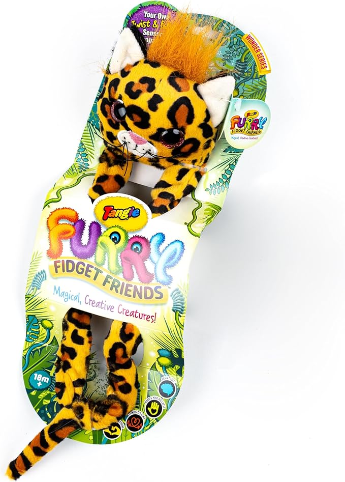 TANGLE Furry Fidget Friends (Wisdom The Leopard)