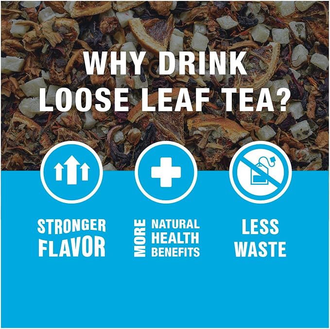 Tiesta Tea - Orange Dream Float Tea, Loose Leaf, Orange Cream Herbal Tea, Premium Caffeine-Free Tea Blend, Make Hot or Iced & Up to 50 Cups, 5 oz Refillable Tin