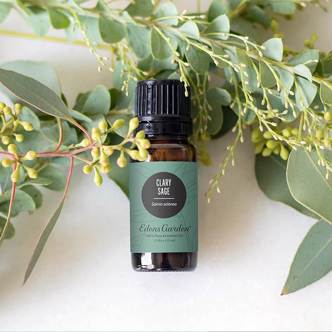 Edens Garden Clary Sage Essential Oil- 100% Pure Premium Grade, Undiluted, Natural, Therapeutic, Aromatherapy, The Best for Diffuser, Skin, Humidifiers, Kid Safe 30 ml (1 fl oz)