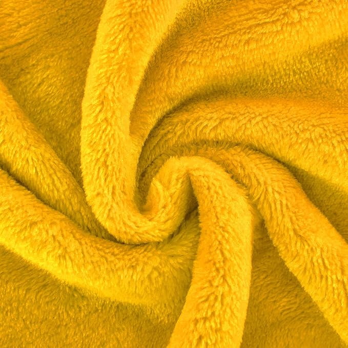 Mustard yellow Fleece Plush Throw Blanket 50"x60"for Couch Fuzzy Cozy | Super Soft Lightweight Microfiber Blanket for Sofa Bed bedroom Home Decor All Season,Birthday Gifts for Women Mom Adult