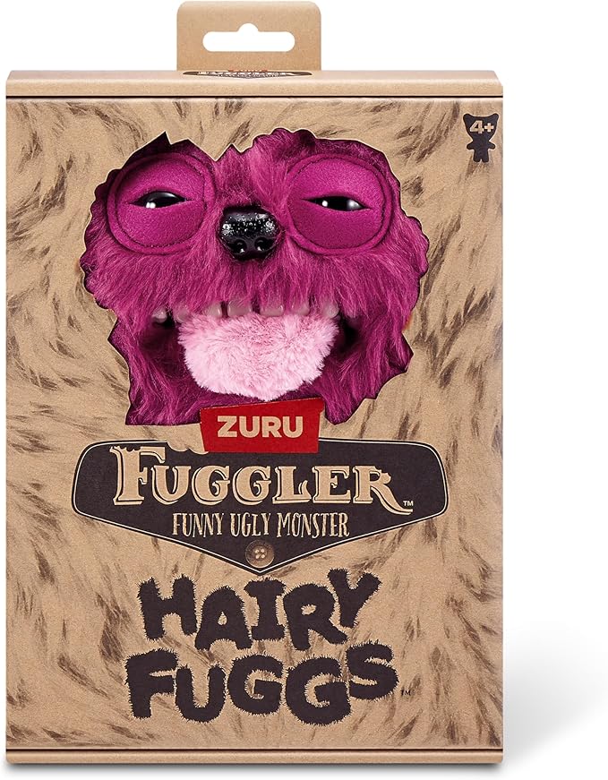 Hairy Fuggs 9-inch Series 1 by ZURU, Funny Ugly Monster Plush Toy