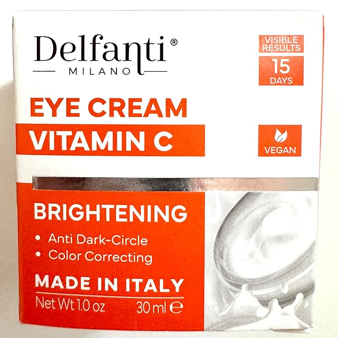 Delfanti-Milano • VITAMIN C EYE CREAM • Fast Result • Vegan • Made in Italy