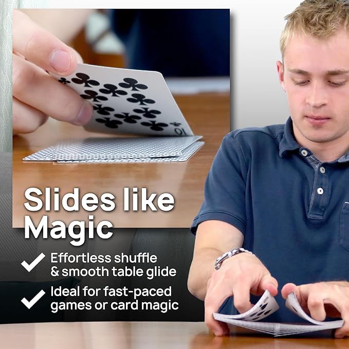 Regal Games Rockets Bulk Playing Cards Set for Adults & Professionals - 48 Standard Decks, 310 GSM Linen Finish - Poker Cards for Blackjack, Euchre, Canasta - Casino Grade, Travel & Game Night Cards