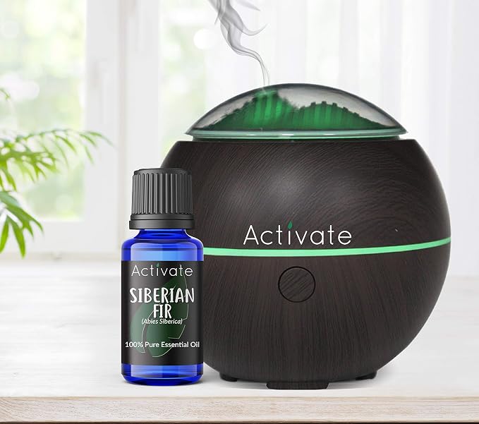 Activate Siberian Fir Essential Oil 100% Pure, Premium Grade, Undiluted, Natural, Aromatherapy & Diffuser Use 10ml