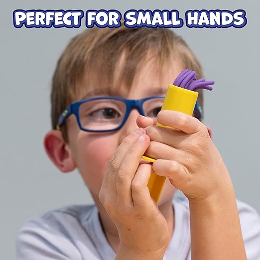 Ready 2 Learn Dough Extruders | Set of 6 | for Ages 2+ | Press Dough into 6 Different Shapes | Playdough Accessories for Kids