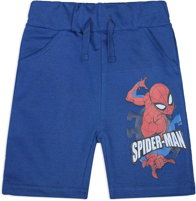 Marvel Avengers Spider-Man Boys 2 Pack Shorts for Toddlers and Little Kids