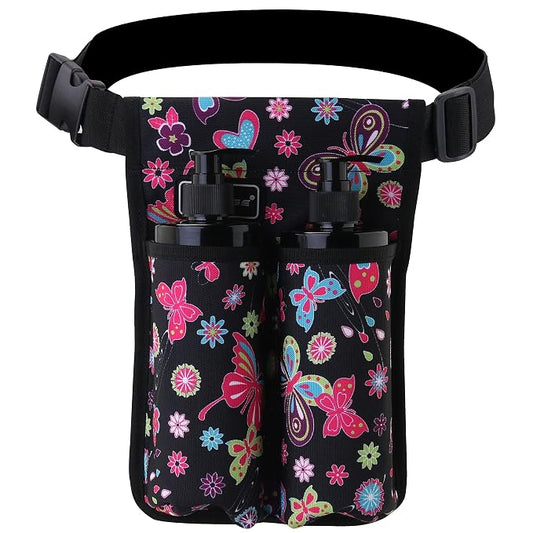Tuhaoge Massage Bottle Bag Massage Oil Holster Lotion Holster Massage Therapist Massage Oil Holster Massage Lotion (TH2kd- BHuDieHua)