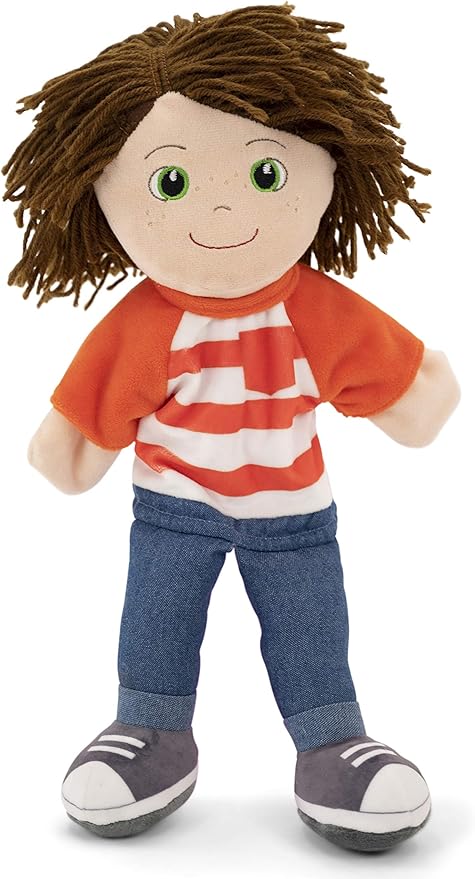 Playtime by Eimmie Hand Puppets for Kids (Ollie) - 14" Soft Plush Toy for Boys & Girls, Pretend Play, Storytelling, Theater, Imaginative Fun, Educational Puppet for Toddlers & Children Ages 3+