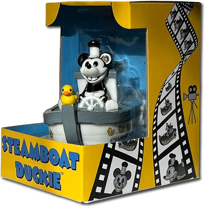 CelebriDucks - Steamboat Ducky - Floating Rubber Ducks - Collectible Bath Toy Gift for Kids & Adults of All Ages
