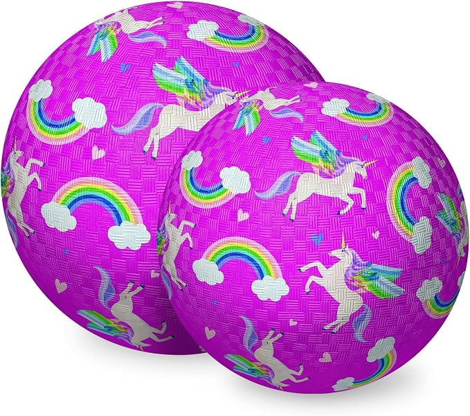 Crocodile Creek Playground Ball - Durable Rubber Ball for Kids Ages 3 and Up - Bouncy Inflatable Ball for Kickball, Indoor Games, and Outdoor Sports - PVC-Free