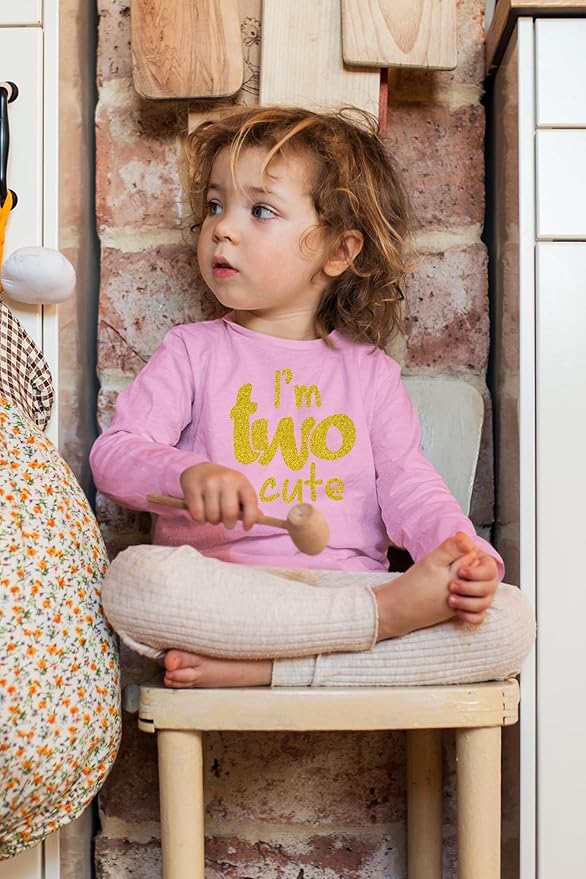 2nd Birthday Outfits for Toddler Girls im Two Cute Shirt Girl 2 Years Old Second Birthday