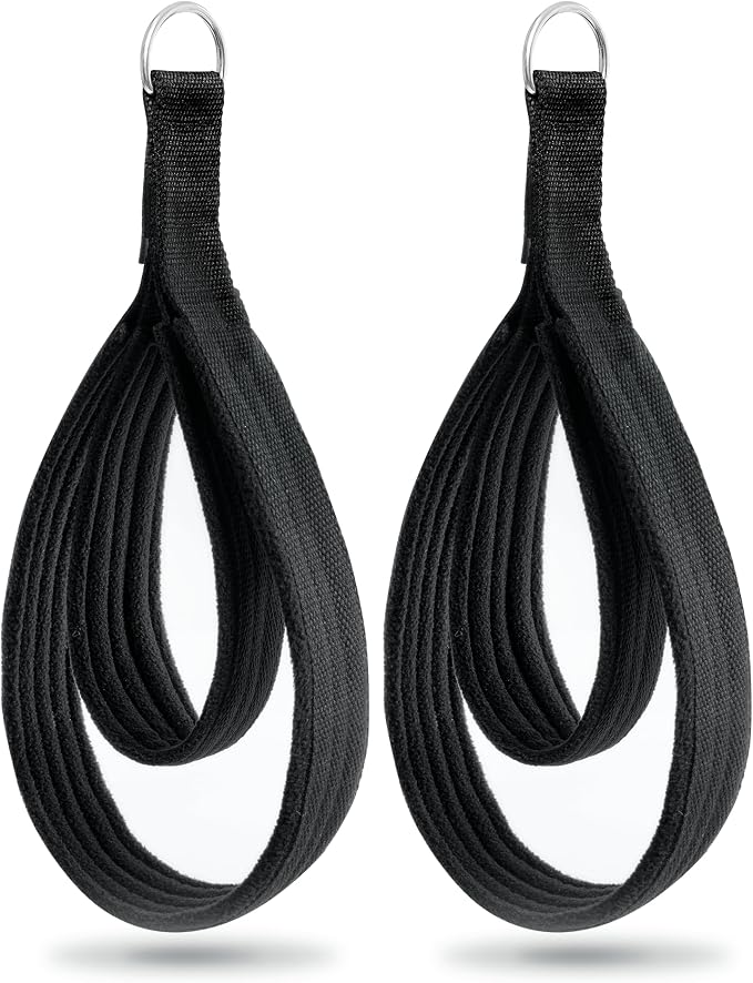 Wonderful Day 2PCS Pilates Straps for Reformer, Comfortable Enhanced Thickness, Fitness Pilates Double Loop Exercise Straps for Home Gym Workout