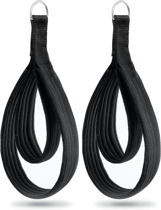 Wonderful Day 2PCS Pilates Straps for Reformer, Comfortable Enhanced Thickness, Fitness Pilates Double Loop Exercise Straps for Home Gym Workout