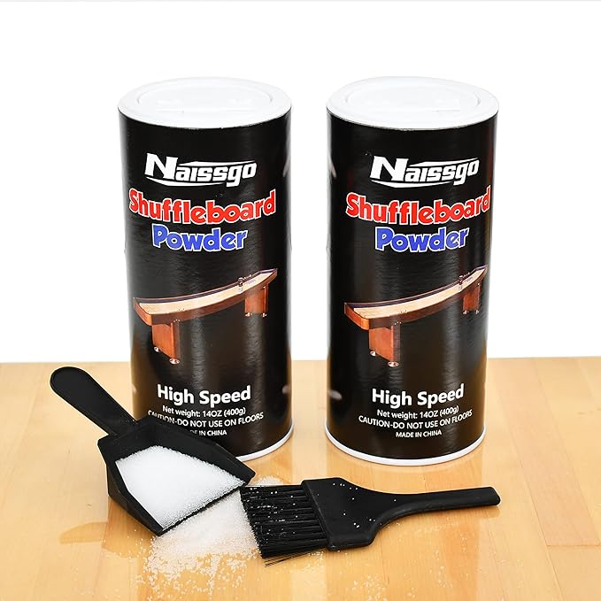 Shuffleboard Sand Wax Shuffleboard Powder Set with Small Brush & Pan