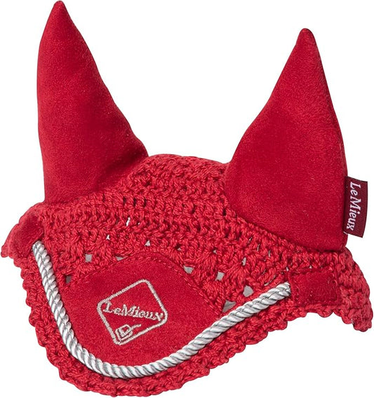 LeMieux Toy Pony Ear Bonnet for Toy Pony - Handmade Crochet - Super Soft - 3 Years + - Gift for Kids - Chilli
