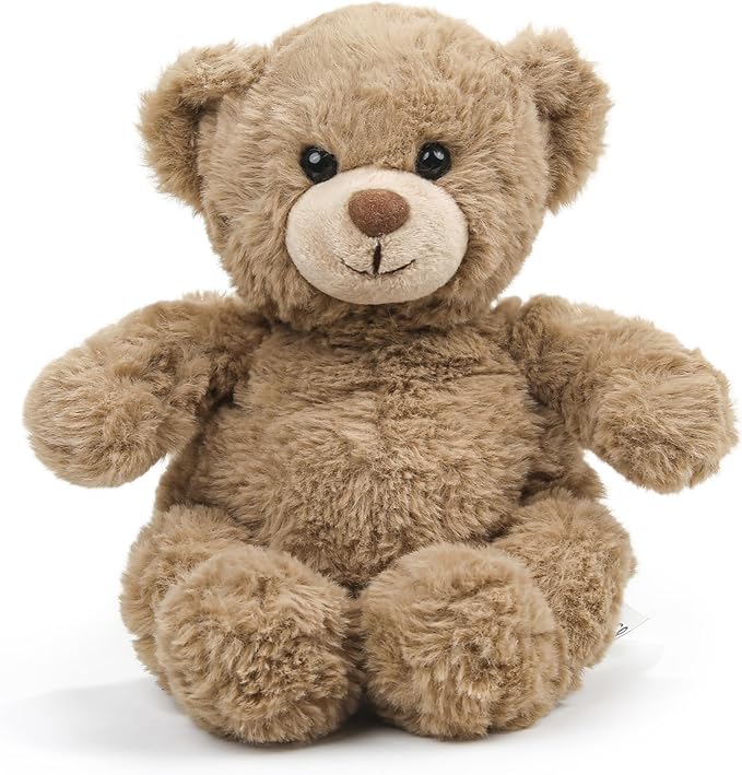 Plushland Classic Teddy Bear Stuffed Animal Plush Toys, Small Brown Plush Bear - Home Party Plushies Decoration, for Kids and Adults - 10 Inches (Chocolate)