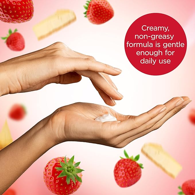 Bodycology Shea Butter Body Cream, Strawberry Cheesecake, 8 oz (Pack of 2)
