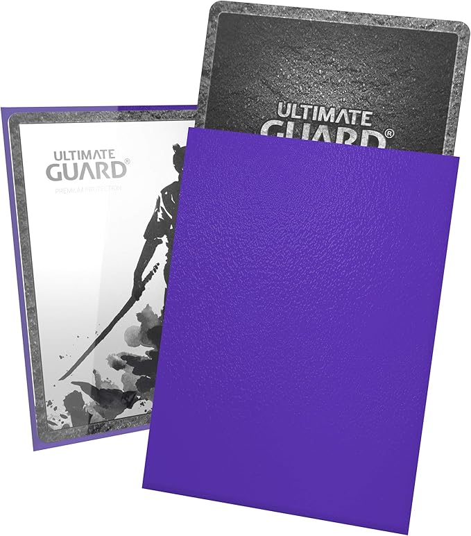 Ultimate Guard Katana Card Sleeves: 100 Standard Size TCG Sleeves, 66 x 91mm, Blue Back, Tournament Quality, No PVC & Acid-Free, High Clarity
