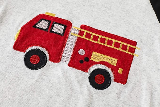 Family Feeling Little Boys Pajamas Sets 100% Cotton Long sleeve Pjs