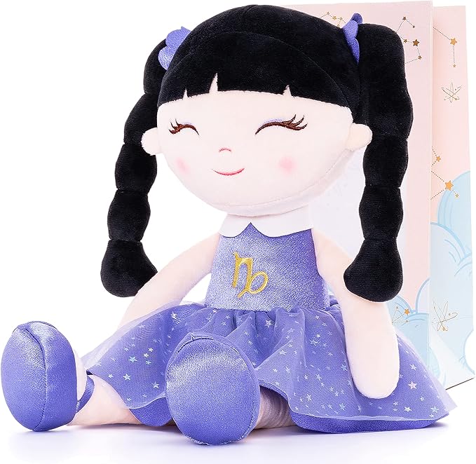 Baby Girl Gifts Plush Dolls Constellations Zodiac Doll Birthday Gift 17 inches Capricorni