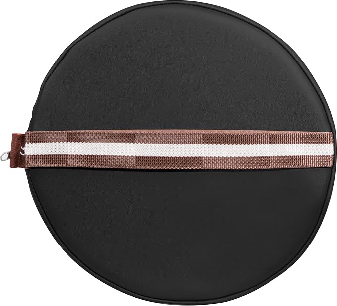 Master Massage 9" Full Round Bolster - Black, 1count