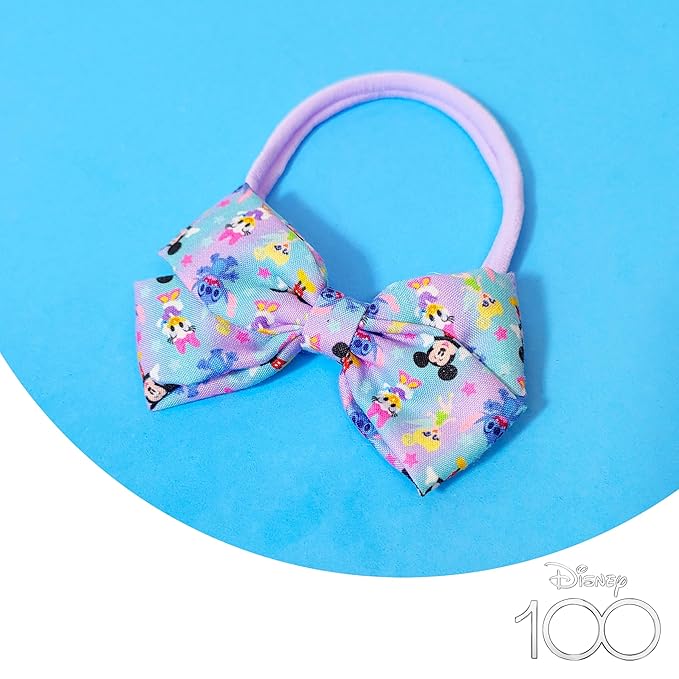 LUV HER Adorable Baby Headband Bows - Soft Elastic Hair Accessories for Girls, Printed Colorful Headbands