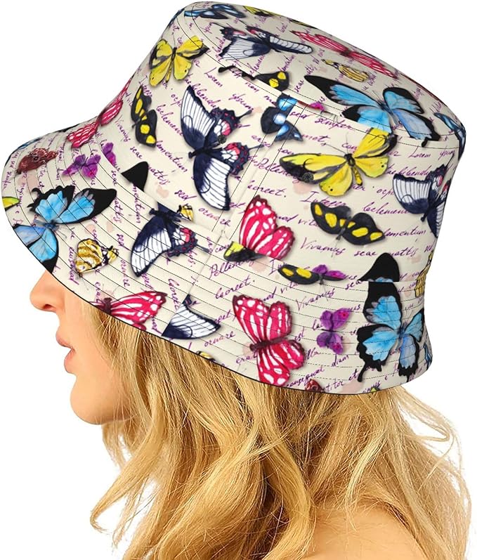 Bucket Hats Fashion Sun Cap Packable Outdoor Fisherman Hat for Women and Men
