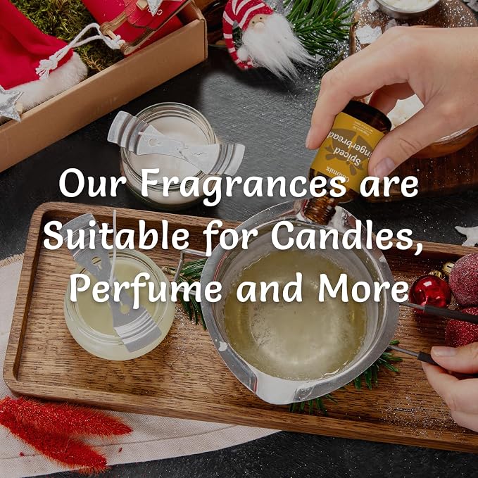 Christmas Fragrance Oils Set, 30ml x 3, Fragrance Oil for Diffuser, Candle Making, Soap Scents | Holiday Scent Oil Gift Set, Essential Oils Diffuser Scents