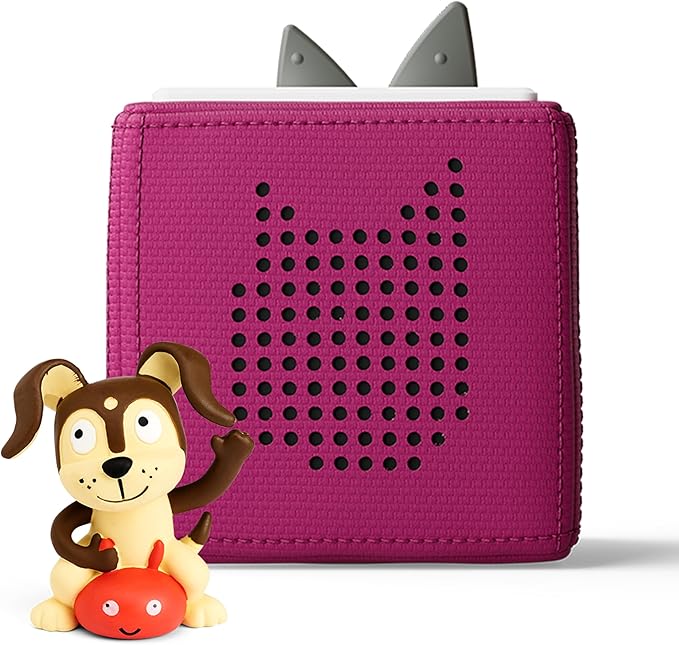 Toniebox 1 Audio Player Starter Set with Playtime Puppy - Listen, Learn, and Play with One Huggable Little Box - Purple