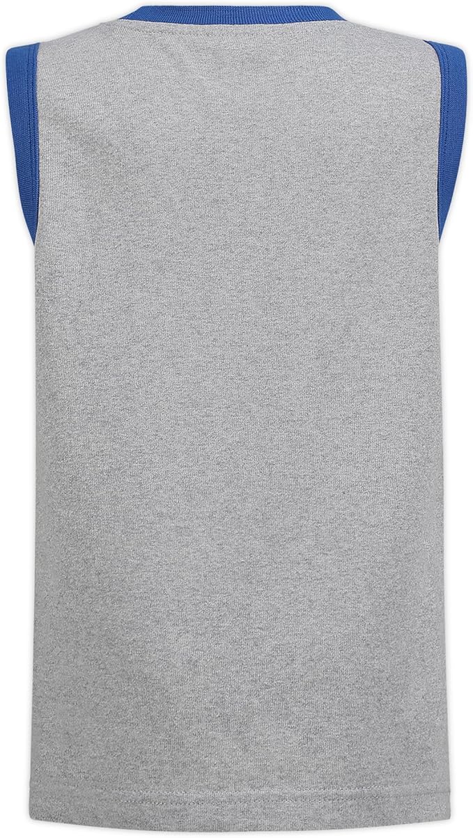 Paw Patrol Nickelodeon Marshall, Rubble and Chase Boys’ Tank 2 Pack for Toddler and Little Kids – Grey/White