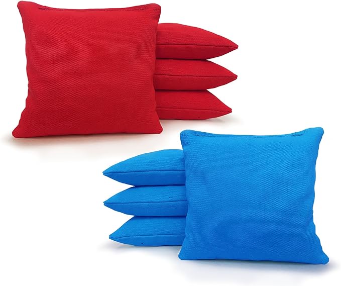 Tailgating Pros Regulation Cornhole Bags - Set of 8 - Corn Filled & Handmade 25+ Color Options