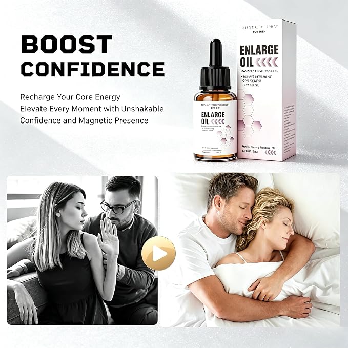 Male Enhancement Oil, Man Big Size Re-Vitalize Cream for Private Part, Extra Strength Massage Oil– Get Bigger Thicker and Stronger