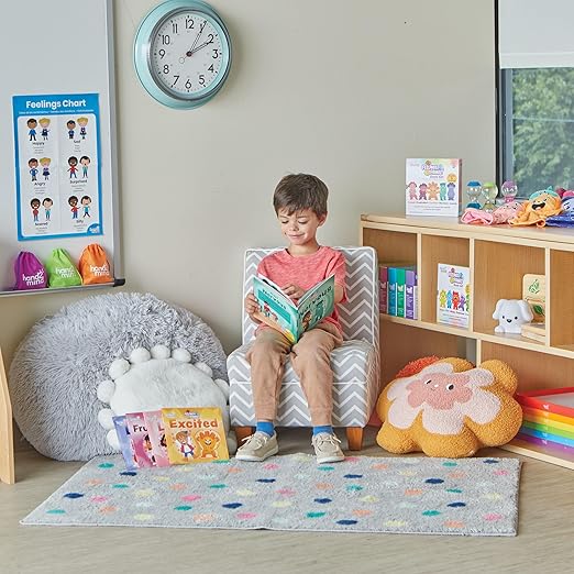 hand2mind Feelings Family Secondary Emotions Book Set, Social Emotional Books for Kids, Calm Down Corner Supplies, Calming Corner Items, Toddler Learning Activities, Preschool Classroom Must Haves