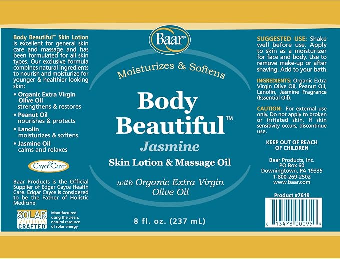 Body Beautiful, Jasmine Scent