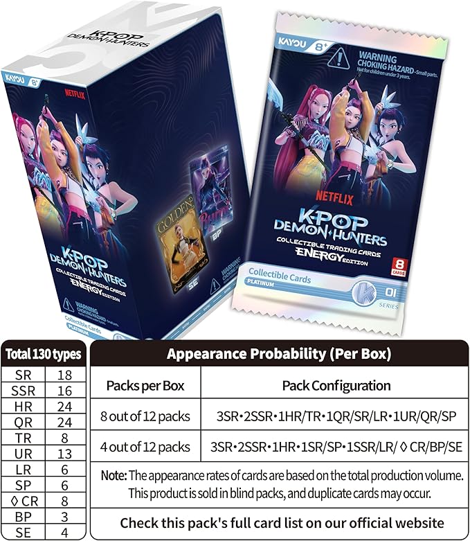 Kpop Demon Hunters-Collectible Trading Cards-Energy Edition