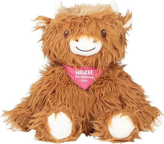 Lilly's Love Weighted Stuffed Animal, 5lb | Sensory Plush for Kids & Adults | Machine Washable Plushie w/Removable Inner | Calming Weighted Stuffed Animal for Anxiety, Highland Cow