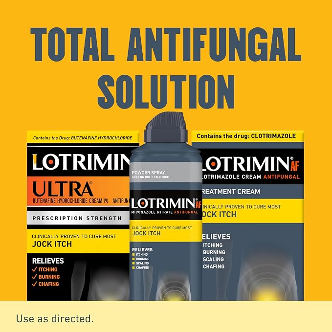 Lotrimin Ultra Jock Itch Cream - Powerful Butenafine Hydrochloride Treatment for Jock Itch, 0.42 Ounce (12 Grams) (Packaging May Vary)