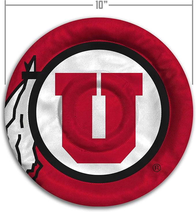 YouTheFan NCAA Utah Utes Flimzee Bean-Bag Flying Disc