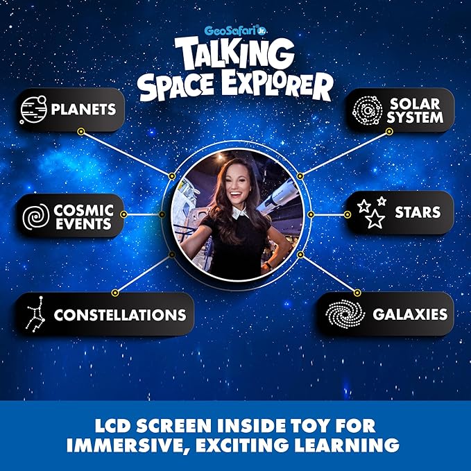 Educational Insights GeoSafari Jr. Talking Space Explorer, Preschool Science STEM Toy, Easter Basket Stuffers for Kids, Gift for Kids Ages 4+
