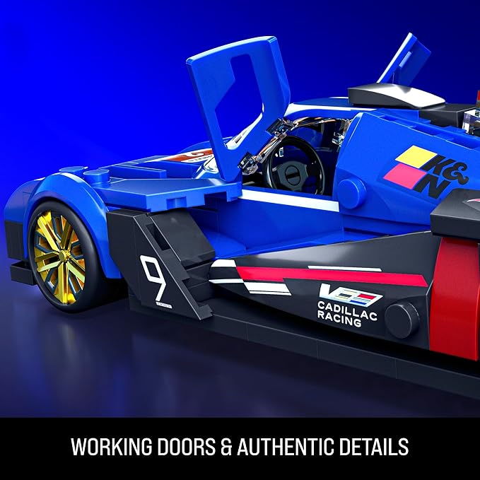 Hot Wheels Speed Series Building Set, Cadillac Project GTP Hypercar with 236 Pieces, Realistic Details and Custom Decals, Adult Collectors and Kids Ages 10+