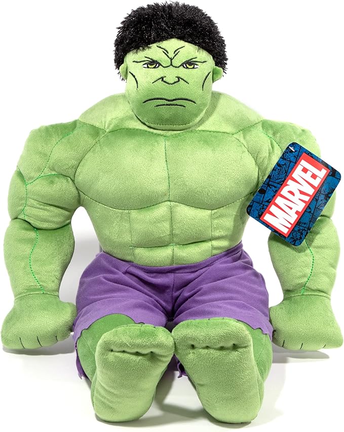 Jay Franco Avengers Plush Stuffed Hulk Pillow Buddy - Super Soft Polyester Microfiber, 23 inch (Official Marvel Product)