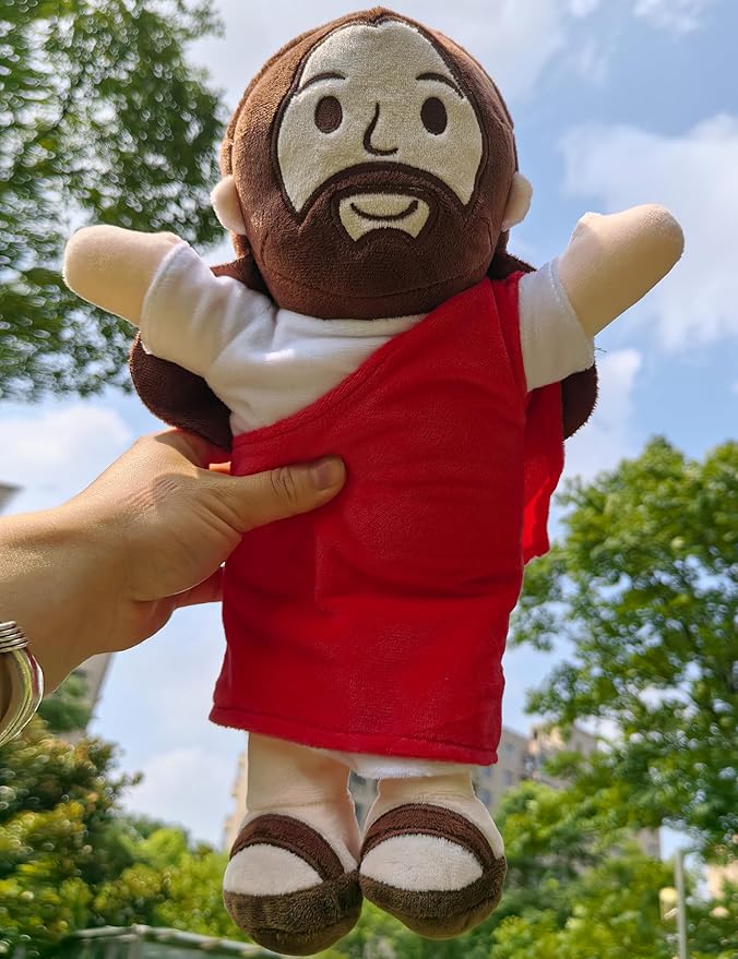 Jesus Plush 14" Jesus Stuffed Doll Christian Plush Toy Religious Easter for Kids Boys Girls