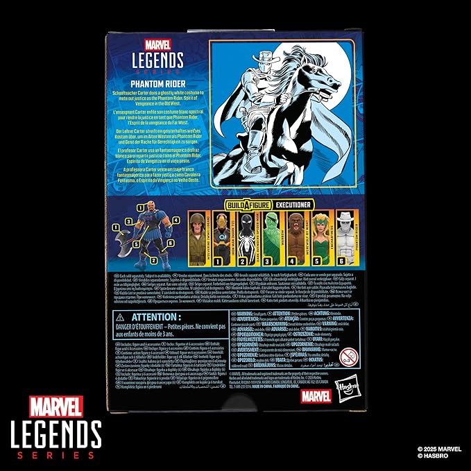 Marvel Legends Series Phantom Rider, Ghost Rider and Avengers Comics Collectible 6-Inch Scale Action