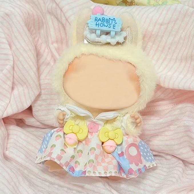 Doll Cloth Set for 17cm Dolls,Stylish Outfit Ice-Cream Dress Designer,Cute Cloth for Dress up Unique Style (Doll Not Included)