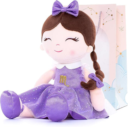 Baby Girl Gifts Plush Dolls Constellations Zodiac Doll Birthday Gift 17 inches Scorpia