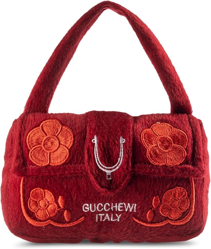 Dog Diggin Designs Runway Pup Collection | Unique Squeaky Parody Plush Dog Toys – Haute Couture Purses & Handbags